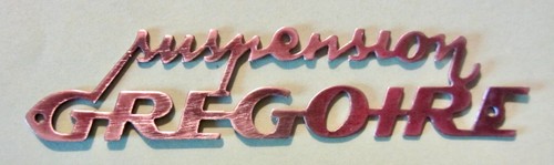Suspension gregoire insigne - gregoire,