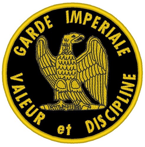 Ecusson noir garde impériale - garde,