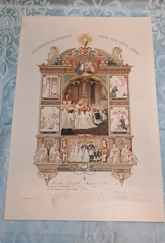 Lithographie religieuse - lithographie,