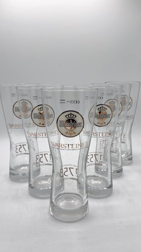 Verres biere warsteiner - 6, plat