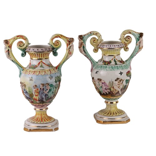 Paire vases anciens - vases, en