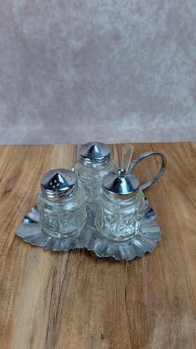 Petit set vintage salière - , •