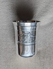 Timbale métal argenté