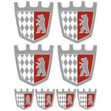 TABBERT Logo autocollant sticker camping car caravane caravan 8 Pièces