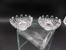 BACCARAT- 2 REDUCTEURS DE PHOTOPHORE POUR BOUGIE ?? BAMBOU-SIGNÉS