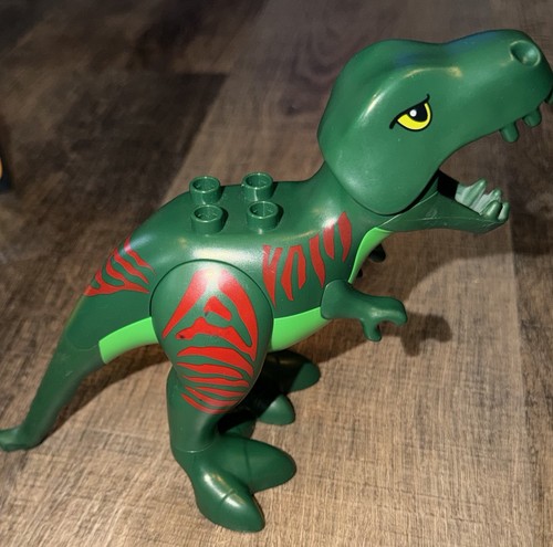 Lego duplo green tyraninsaurus - green,