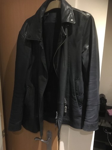 Veste manteau cuir - manteau,