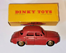 DINKY Toys ref.24E Renault Dauphine Alloy Wheels Convex 1/43 +Box