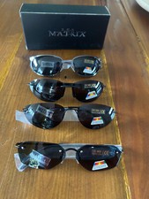 4 PAIRES DE LUNETTES POLARISÉES MATRIX  : 3 PAIRES NEO ANDERSON + AGENT SMITH