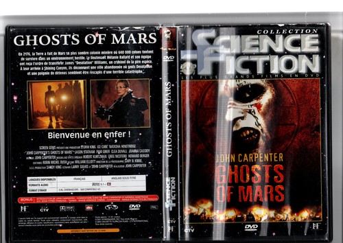 Dvd ghosts mars - mars, /