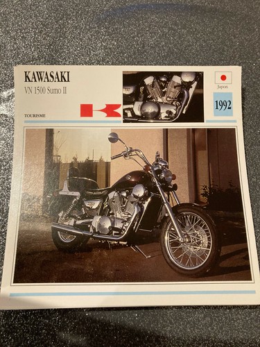 Carte fiche moto - fiche, collection