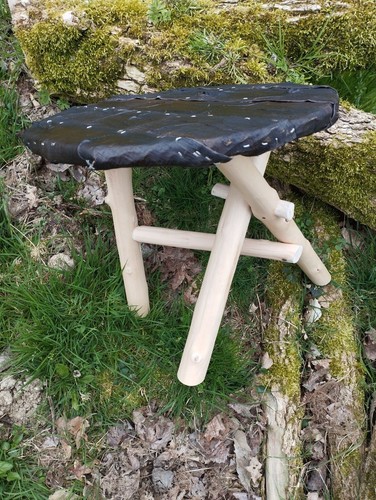 Tabouret sellette artisanal - tabouret,