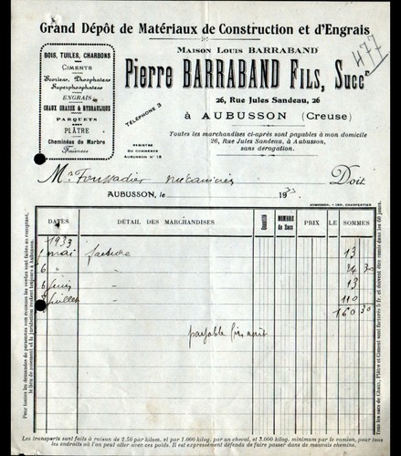 Aubusson materiaux de - aubusson,