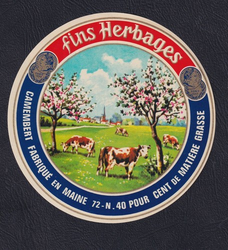 Ancienne étiquette fromage - ancienne,