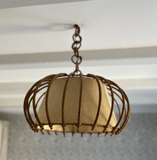 Suspension rotin et papier