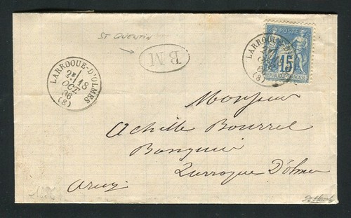 Rare lettre quentin - rare, de