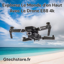 Quadrotor RC E88 4K HD 1080P