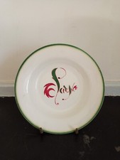 ASSIETTE PUBLICITAIRE EN FAIENCE EPARGNE DIGOIN