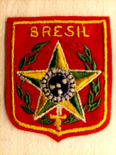 écusson brésil feutrine - en,
