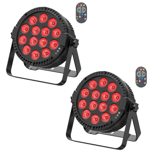 2pcs led par - 14*6w, 4