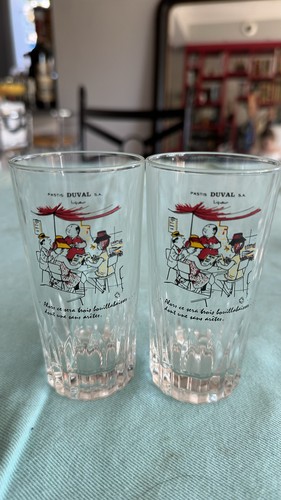 Lot verres pastis duval - 2,