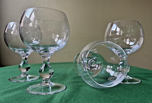 Lot anciens verres à eau - à,