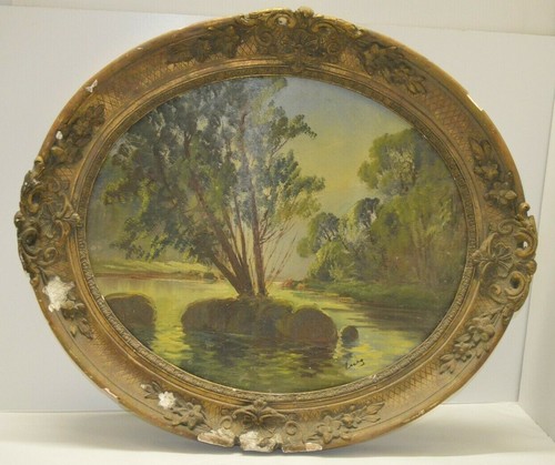 Tableau peinture sur panneau - tableau,