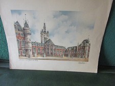 GRAVURE BARDAY   DOUAI   L'HOTEL DE VILLE