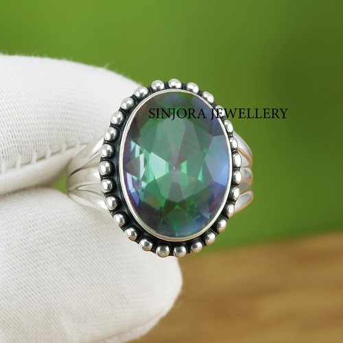 Bague faite main - en, argent