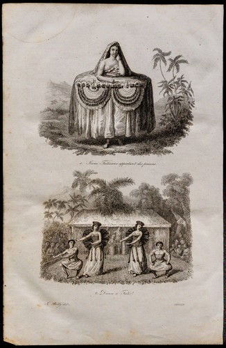 1835 tahiti présents à - 1835,