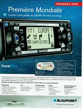 Publicité Advertising 039  2004     nouveau GPS  travel   pilot Plus Blaupunkt