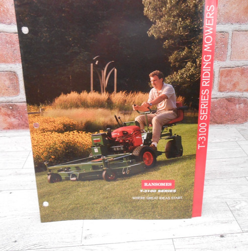 Ransomes 3100 riding mower - ,