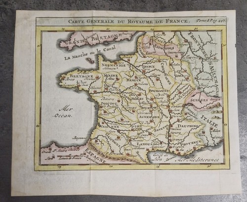 Carte gravure originale