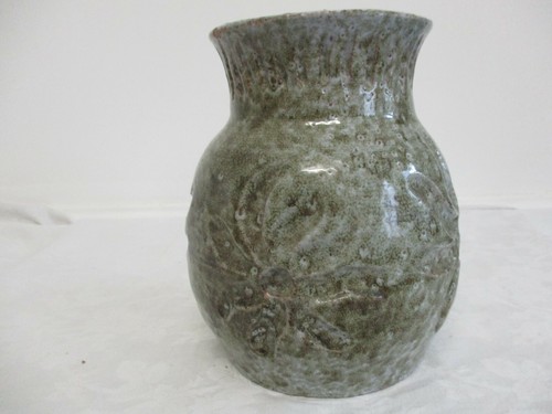 Vase terre cuite vernissé - vase,