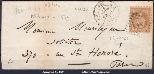 France sur lettre pour - france,
