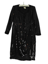 Robe noire à paillette