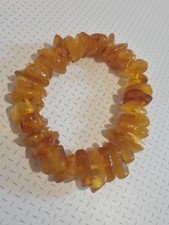 Ancienne Bracelet AMBER Jaune D'œuf