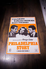 PHILADELPHIA STORY ? Cary Grant French Vintage Movie Poster Original R1982