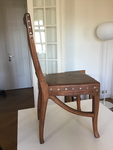 Paire chaise art nouveau - de,