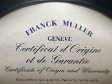 FRANCK MULLER Boîte Scatola