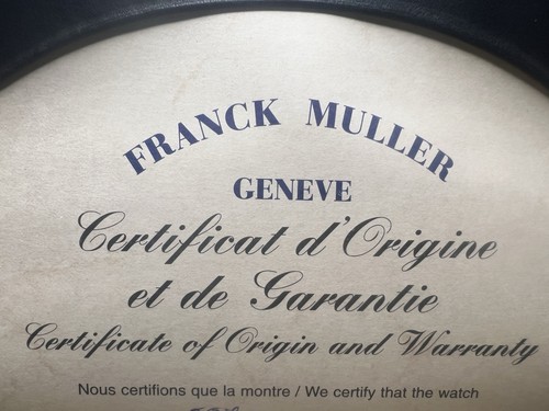 Franck muller boîte scatola - franck,