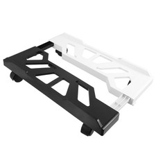  Support tour d'ordinateur mobile extensible avec roulettes, support de