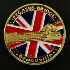 JETON TOURISTIQUE 30 mm PEGASUS BRIDGE WW2 D DAY BENOUVILLE / TOKEN