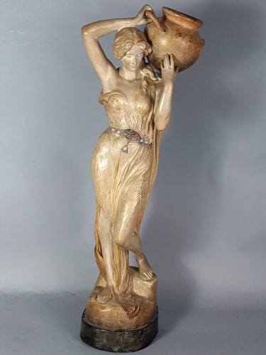 Sculpture céramique femme - sculpture,