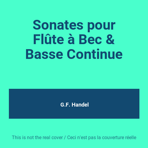 Sonates pour flûte bec - sonates, &