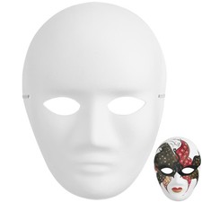 4 Pcs Paper Mache Mask Visage