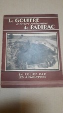 livre anaglyphes en relief, le gouffre de Padirac avec lunettes