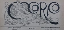 1898 COCORICO couverture  du n°13  MUCHA ROUBILLE Art Nouveau NO COPY