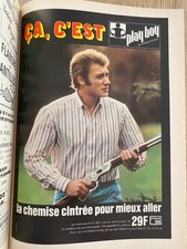 ◕ Publicité Vintage Advertising Chemise Play Boy - JOHNNY HALLYDAY ◕ Mai 1966 ◕