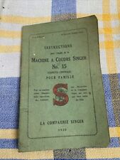 Ancien Manuel Instruction Mode